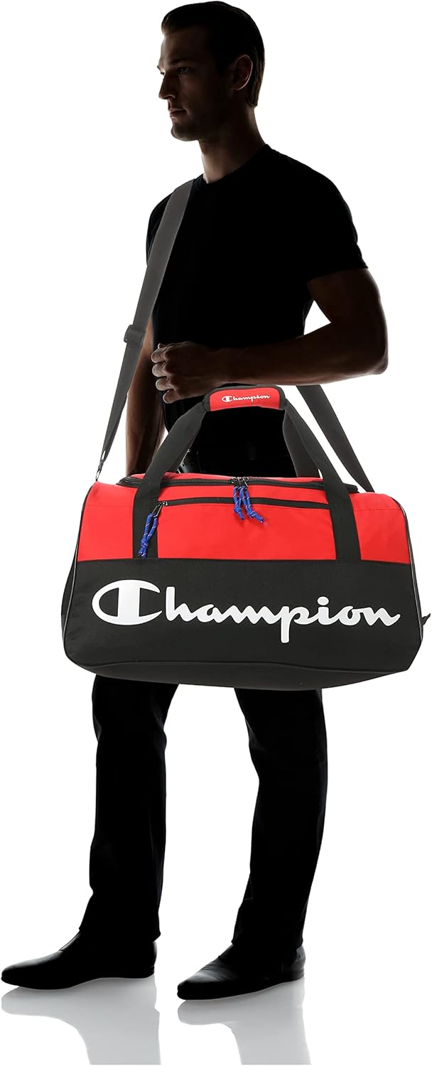 Champion Unisex Adult Velocity Duffel Bag, Red, One Size US - Image 5